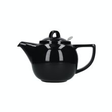 London Pottery Geo® Filter 4 Cup Teapot Gloss Black